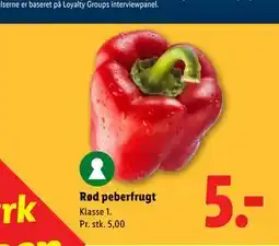 Lidl Rød peberfrugt tilbud