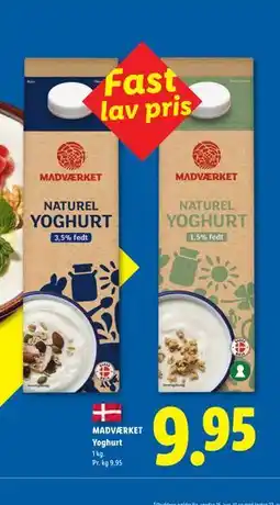 Lidl MADVÆRKET Yoghurt tilbud