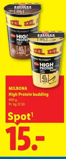 Lidl MILBONA High Protein budding tilbud