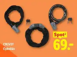 Lidl CRIVIT Cykellås tilbud