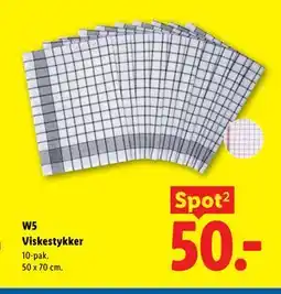 Lidl W5 Viskestykker tilbud