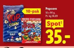 Lidl Popcorn tilbud