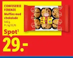 Lidl CONFISERIE FIRENZE Muffins med chokolade tilbud