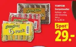 Lidl YUMYUM Instantnudler tilbud