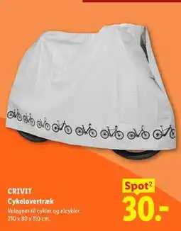 Lidl CRIVIT Cykelovertræk tilbud