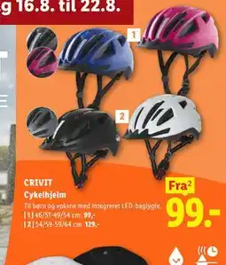 Lidl CRIVIT Cykelhjelm tilbud