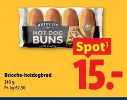 Lidl Brioche-hotdogbrød tilbud