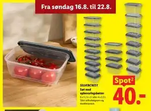 Lidl SILVERCREST Sæt med opbevaringsbøtter tilbud