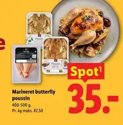 Lidl Marineret butterfly poussin tilbud