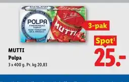 Lidl MUTTI Polpa tilbud