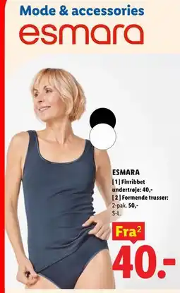 Lidl ESMARAFinribbet undertrøje tilbud