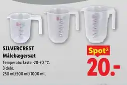 Lidl SILVERCREST Målebægersæt tilbud