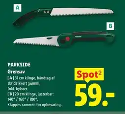 Lidl PARKSIDE Grensav tilbud