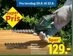 Lidl PARKSIDE Batteridreven multiklipper 4 V tilbud