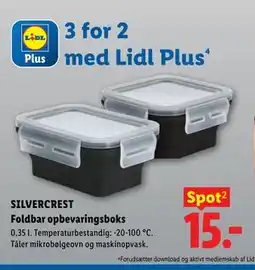 Lidl SILVERCREST Foldbar opbevaringsboks tilbud