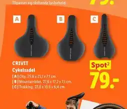 Lidl CRIVIT Cykelsadel tilbud