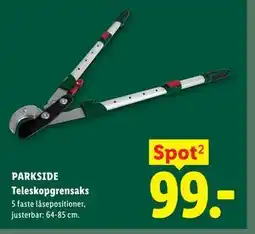 Lidl PARKSIDE Teleskopgrensaks tilbud