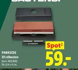 Lidl PARKSIDE 2i1 slibesten tilbud