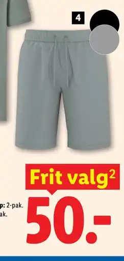 Lidl ESMARA MEN Sweatshorts tilbud