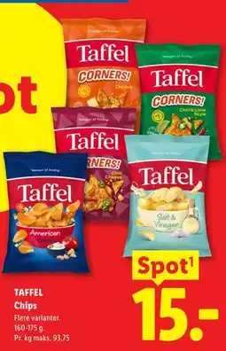 Lidl TAFFEL Chips tilbud
