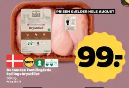 Netto De Danske Familiegårde kyllingebrystfilet tilbud