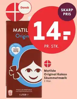 SPAR Matilde Original Kakao Skummetmælk tilbud