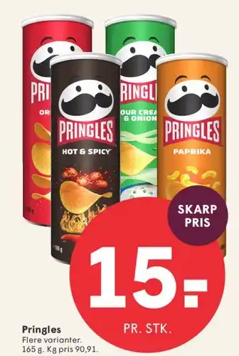 SPAR Pringles tilbud