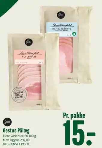 Gestus Pålæg