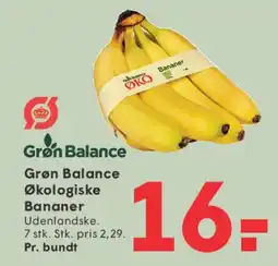 SPAR Grøn Balance Økologiske Bananer tilbud