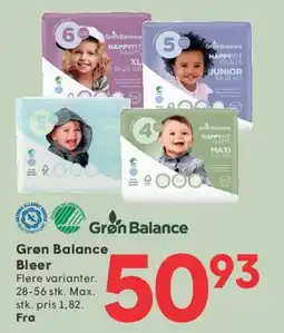 SPAR Grøn Balance Bleer tilbud