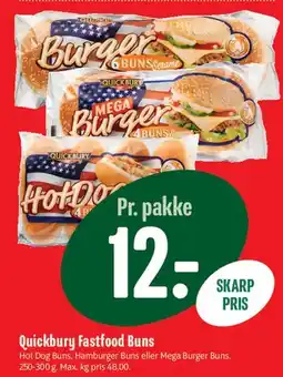 Min Købmand Quickbury Fastfood Buns tilbud