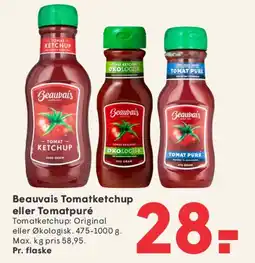SPAR Beauvais Tomatketchup eller Tomatpuré tilbud