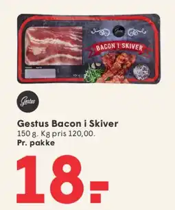 SPAR Gestus Bacon i Skiver tilbud