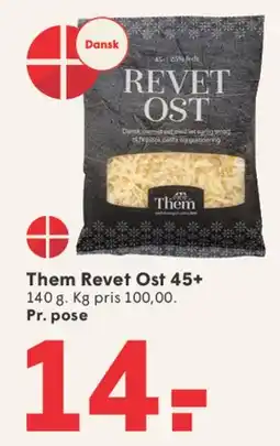 SPAR Them Revet Ost 45+ tilbud
