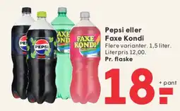 SPAR Pepsi eller Faxe Kondi tilbud