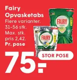 SPAR Fairy Opvasketabs tilbud