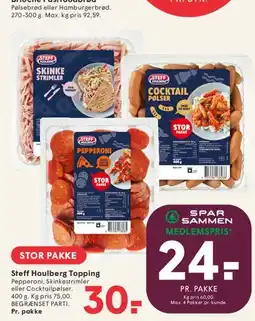 SPAR Steff Houlberg Topping tilbud