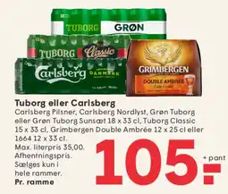 SPAR Tuborg eller Carlsberg (ramme) tilbud