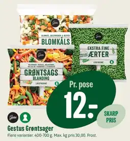 Min Købmand Gestus Grøntsager tilbud