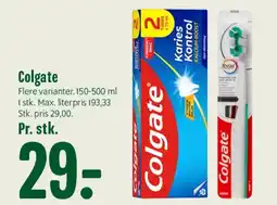 Min Købmand Colgate tilbud