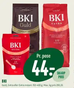 Min Købmand BKI (kaffe) tilbud