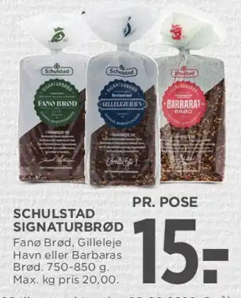 SCHULSTAD SIGNATURBRØD
