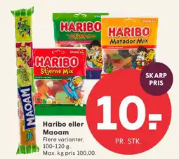 SPAR Haribo eller Maoam tilbud