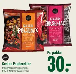 Min Købmand Gestus Panderetter tilbud