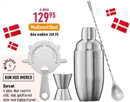 Imerco Barsæt (4 dele) tilbud