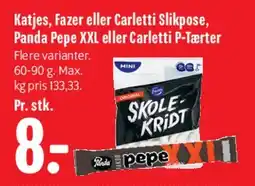 Min Købmand Katjes / Fazer / Carletti slikpose (smådele) tilbud