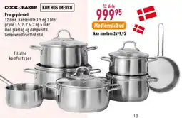 Imerco Pro grydesæt (12 dele) tilbud