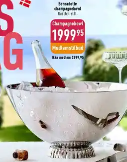 Imerco Bernadotte champagnebowl tilbud