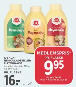 MENY K-Salat Remoulade eller Mayonnaise tilbud