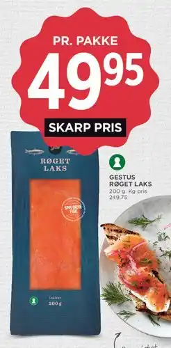 MENY Røget laks tilbud